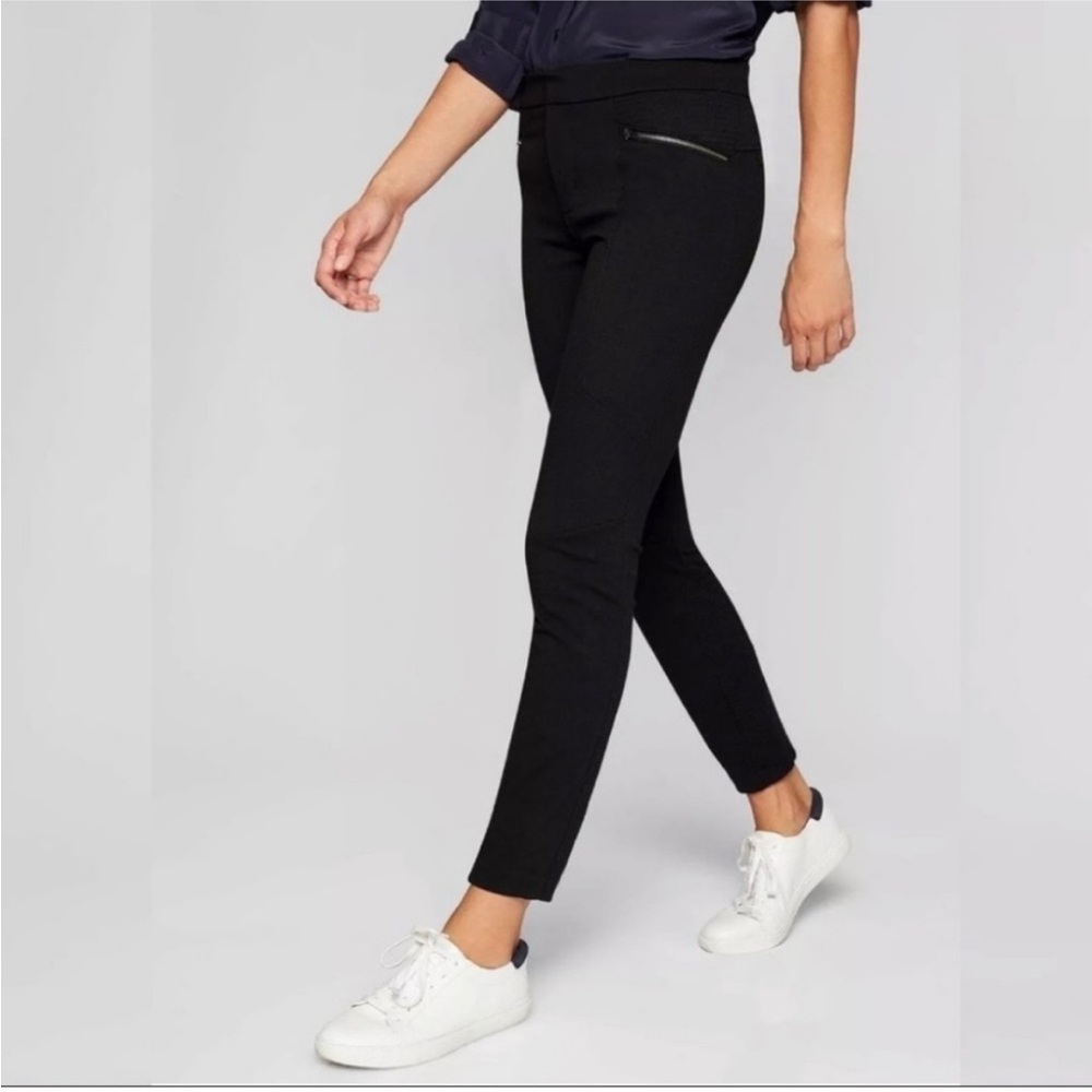 Athleta moto pants zipper pockets sz8
